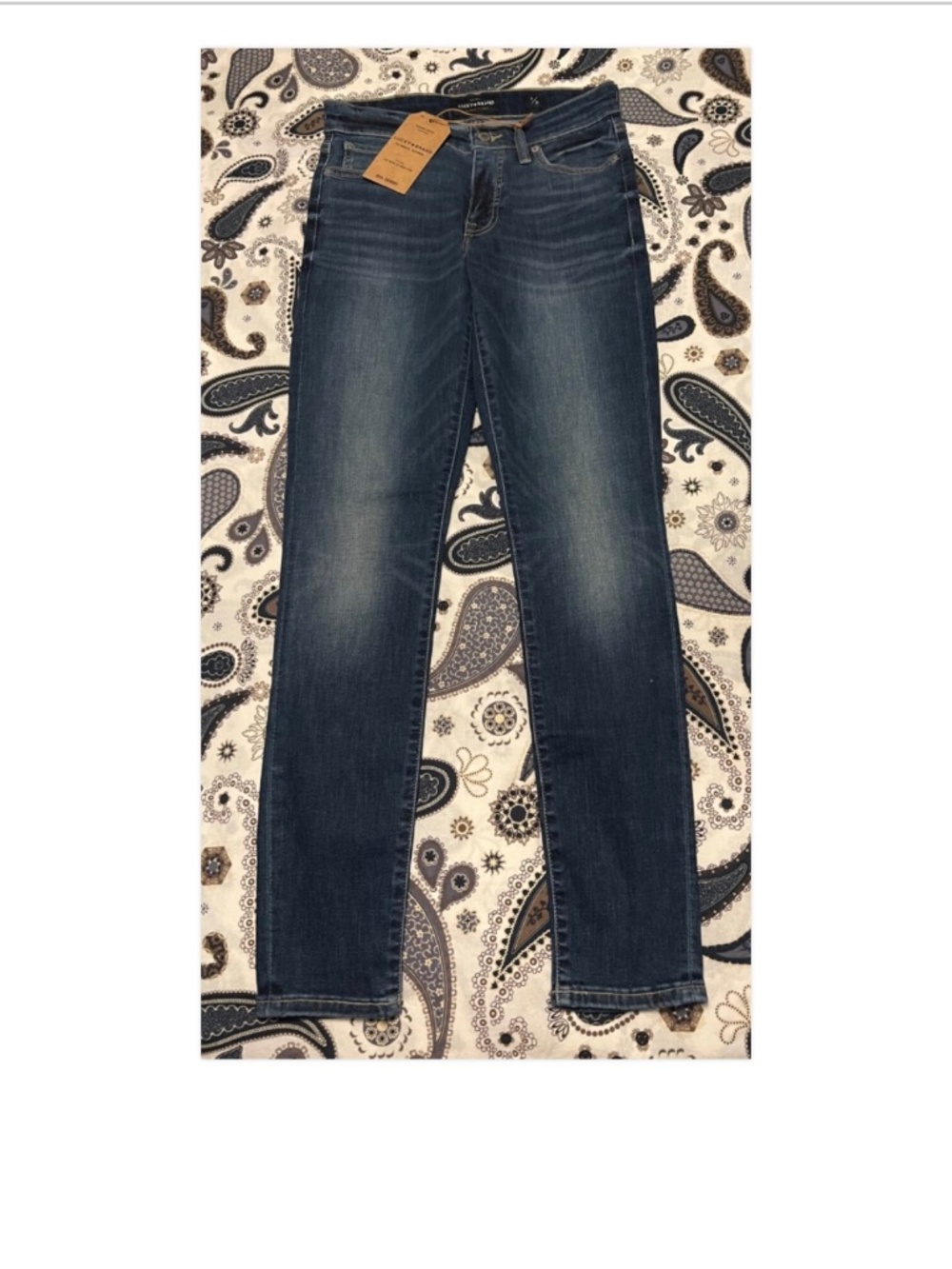 Womens Lucky Brand Stretch Jeans Ava Skinny Midrise 2/26